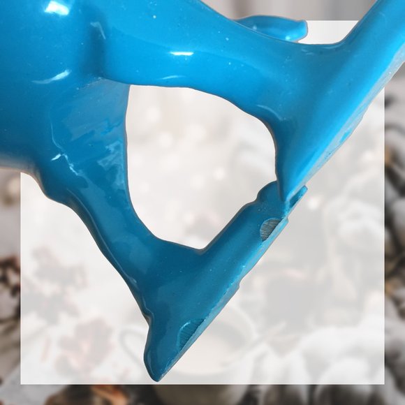 Set of 3 - CB2 Blue Dinosaur (T-Rex) Tea Light Candle Holders ๐ฆ - Picture 6 of 6